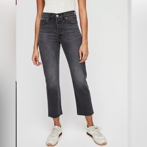 Levi’s Wedgie Straight Black Jeans